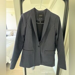 [New]Scotch & Soda Navy Blazer with White Polka Dots